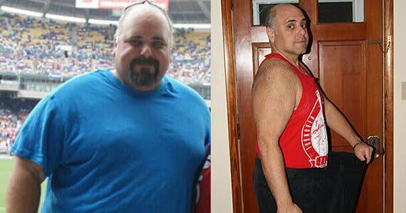 John Dempsey John Dempsey, before and after losing 150 pounds.